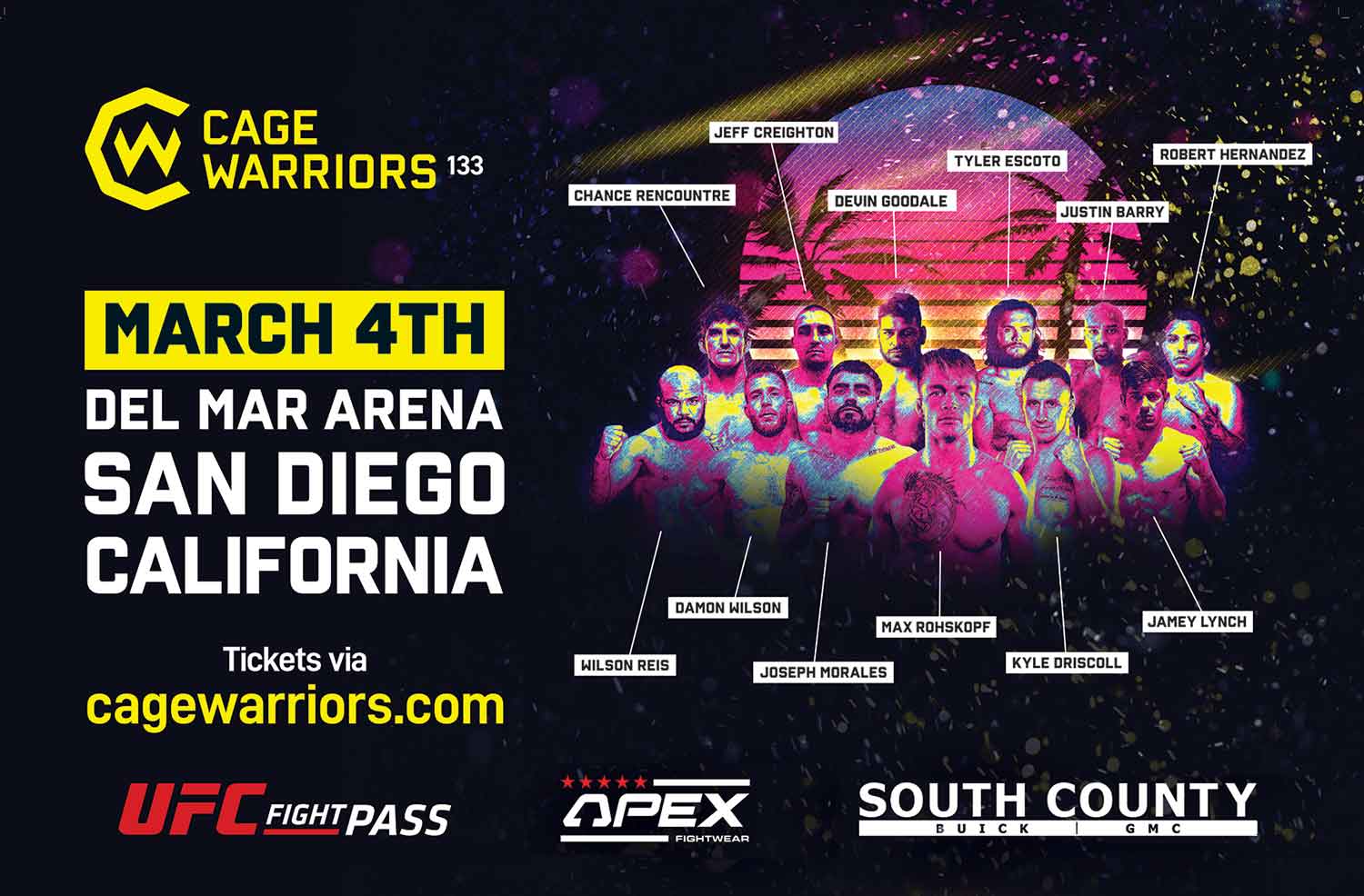 CageWarriors133_Poster